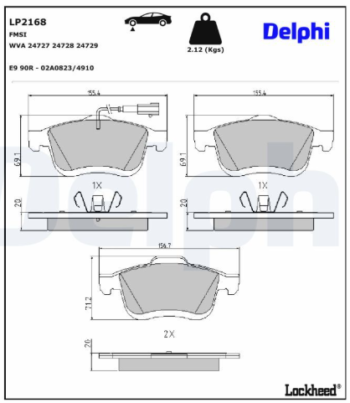 DELPHI - LP2168