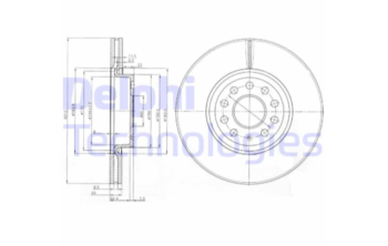 Fren Disk Ayna Ön DELPHI BG3953