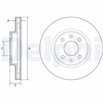 Fren Disk Ayna Ön DELPHI BG4570