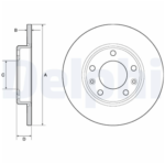 Fren Disk Ayna Arka DELPHI BG4670C