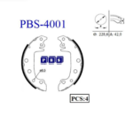 Fren Pabuç Balata Arka PBS 4001