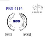 Fren Pabuç Balata Arka PBS 4116